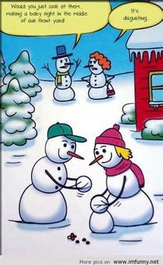 снеговики юмор английский