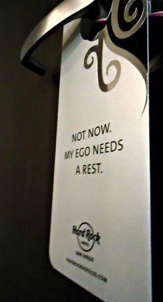 my ego need a rest табличка
